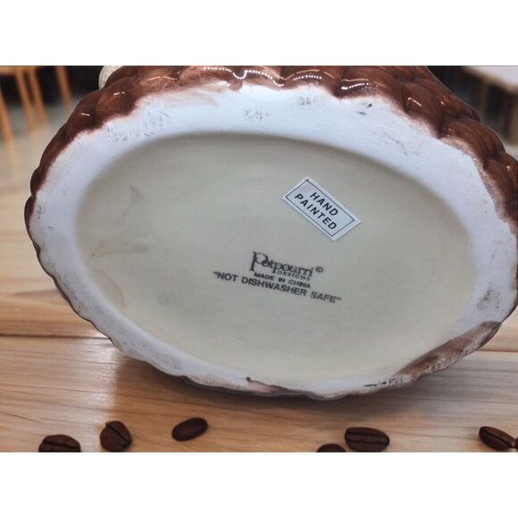 Potpourri Designs Ceramic Figural Coffee Beans Teapot - Picture 6 of 8